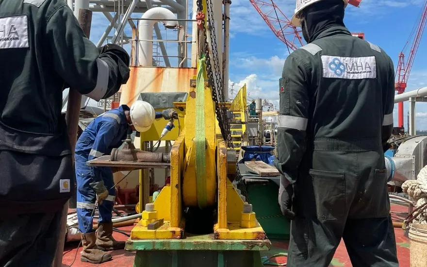 Mechanical Scope — on-site lifting & assembly